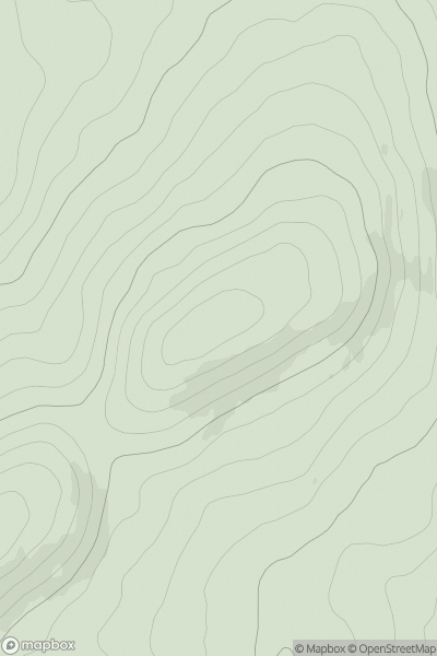 Thumbnail image for Ewe Hill [Carrick and Galloway] showing contour plot for surrounding peak